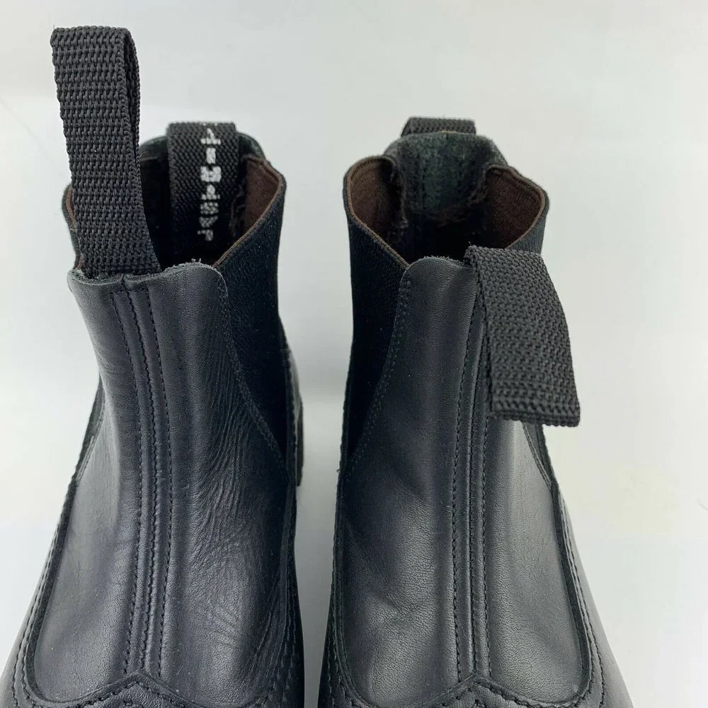 Lastrite New Zealand Mens Black Leather‎ Ankle Boot